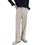 2025春夏新款男小直筒宽松轻熟高级感休闲长裤A202K1009P65，男装休闲裤，星座1311（原A202）