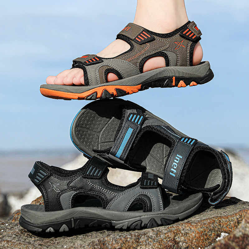 青少年凉鞋男童2025夏季潮胖脚宽初中学生12男孩13中大童15岁防臭