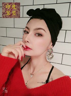 印度女士饰品金色藏族肚皮舞珍珠