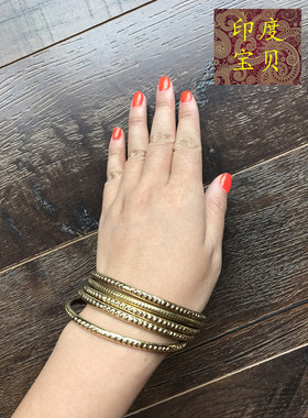 印度肚皮舞设计师复古做旧手环