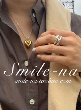 韩国东大门进口小众质感戒指925