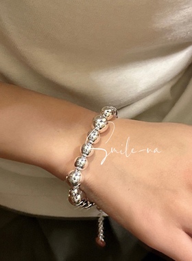 韩国手环925纯银手链拼接