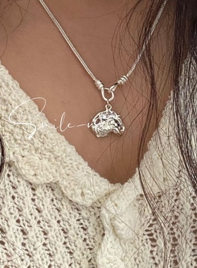 不规则锁骨链韩国小众925纯银