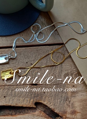 韩国进口925纯银镀18K金项链