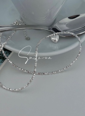 925纯银手工韩国爱心吊坠