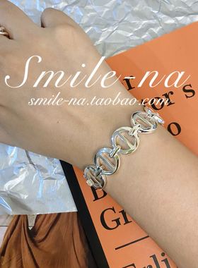 小众韩国进口设计师款纯银手环