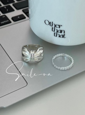 韩国戒指925925纯银小众设计