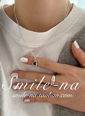 韩国进口925纯银镶嵌锆石吊坠