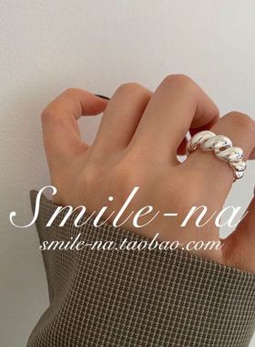 韩国进口ins设计师款开口戒指