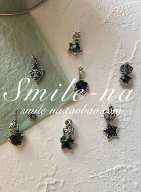 韩国进口纯银小众款风合集吊坠