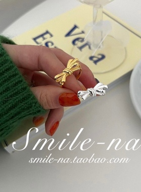 韩国小众款925纯银立体开口简约