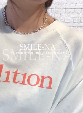 韩国东大门进口925h猪鼻子项链