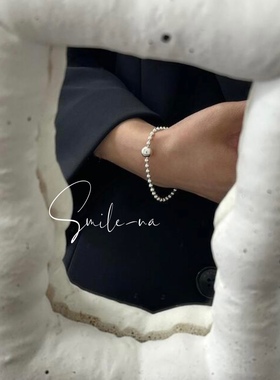 手链925纯银韩国手环手环