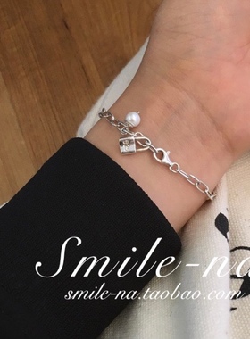 韩国即可925小众设计珍珠女