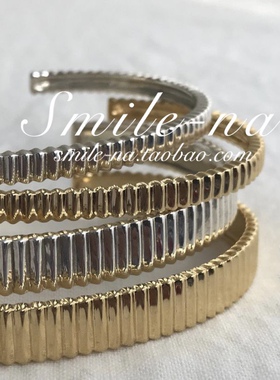 小众纯银复古简约百搭开口手镯