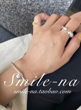 小众设计款起伏立体质感开口戒指