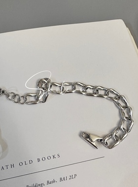 镂空925纯银设计款手链手环