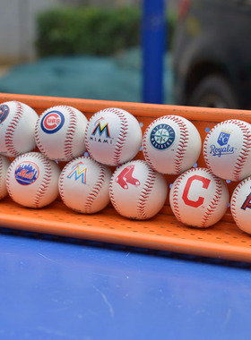 rawlings 美国职业棒球大联盟MLB各球队纪念棒球硬式收藏洋基道奇