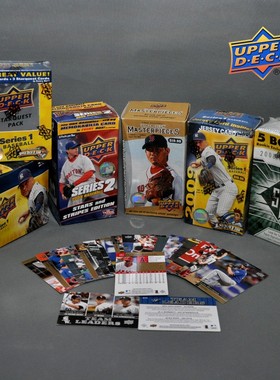 UPPER DECK 棒球球星卡收藏美国职业棒球大联盟盒卡套卡签字2009