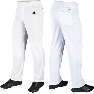 七分裤 长裤 直筒收口少年成人 垒球裤 美单白色灰色棒球裤