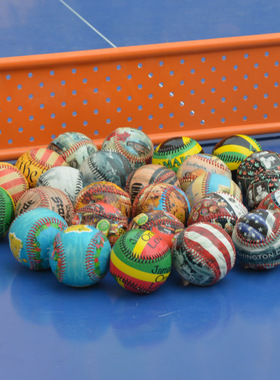 硬式棒球照片球彩色纪念棒球9英寸