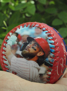 foco球迷收藏硬式照片棒球费城人队3号布莱斯哈珀Bryce Harper