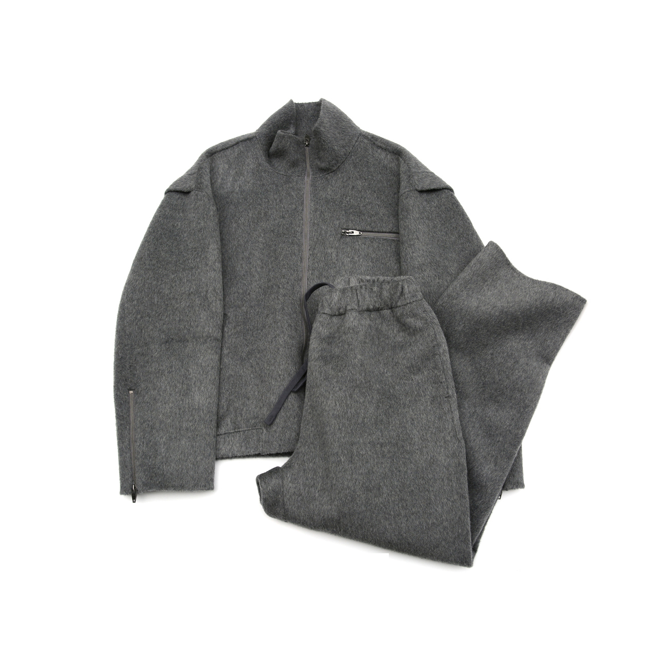 SOUTHPAW+1精品男装店秋季新品青年日常休闲通勤羊毛毛呢夹克套装