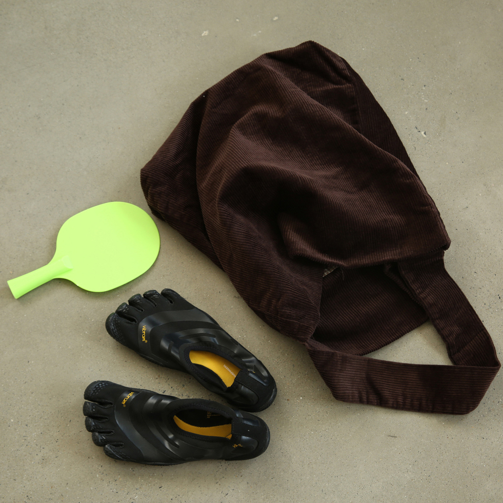 SOUTHPAW+1男装店秋季新品青年日常基础单肩休闲灯芯绒斜跨托特包