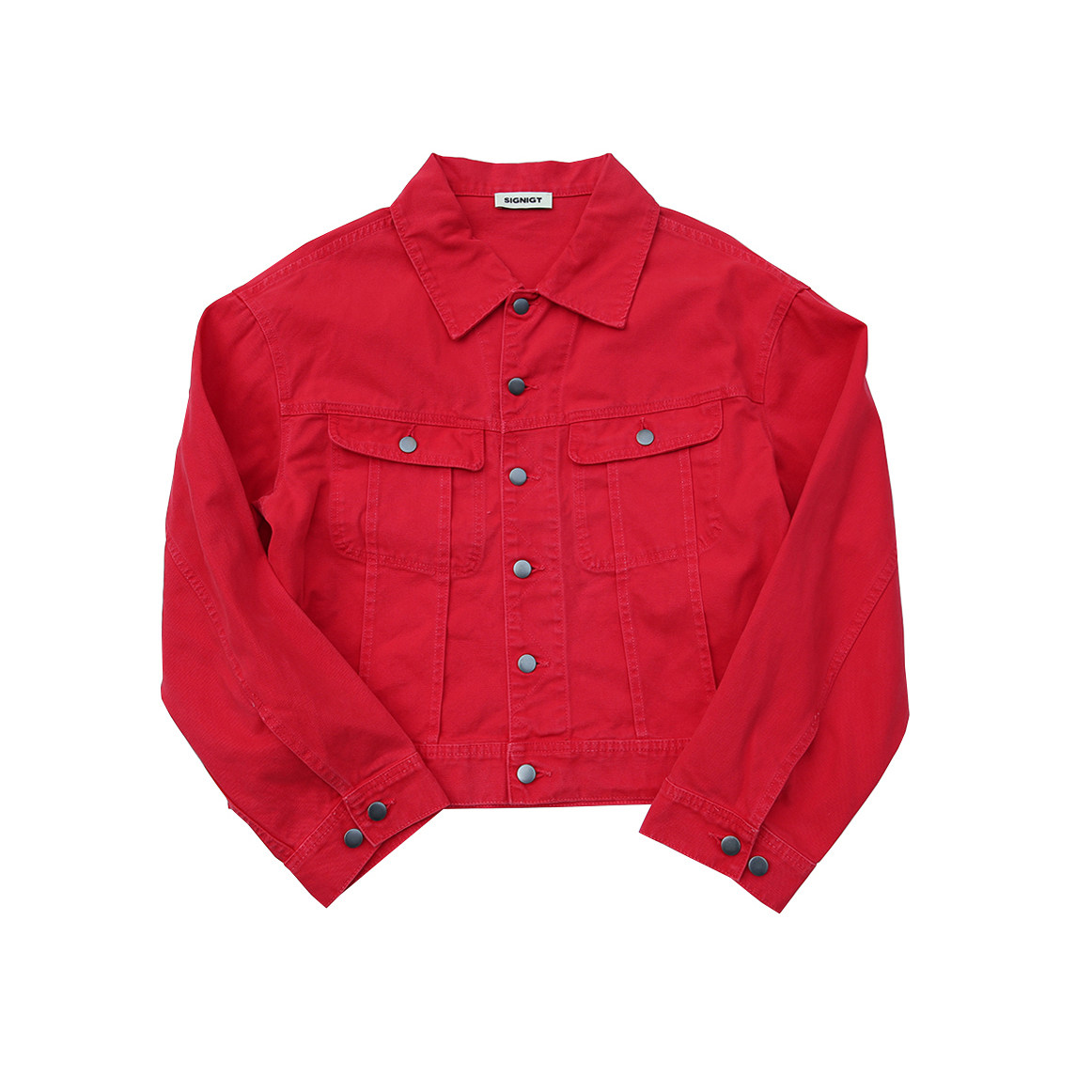 SOUTHPAW+1男装店春夏新品青年日常通勤休闲蝙蝠袖牛仔夹克外套