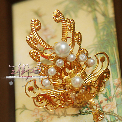 简梳妆bjdBJD古装头饰发簪步摇 4分3分大女叔叔 包邮 凤舞朱明