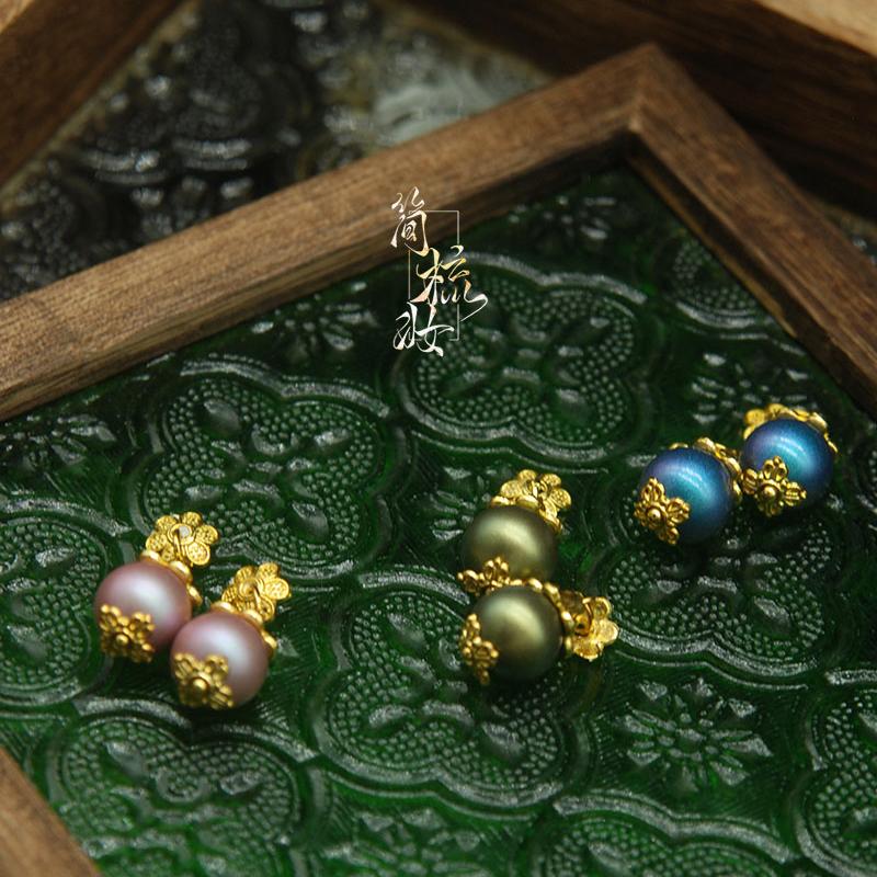 简梳妆BJD古装头饰项链发簪璎珞手工自制4分3分古风新品耳环