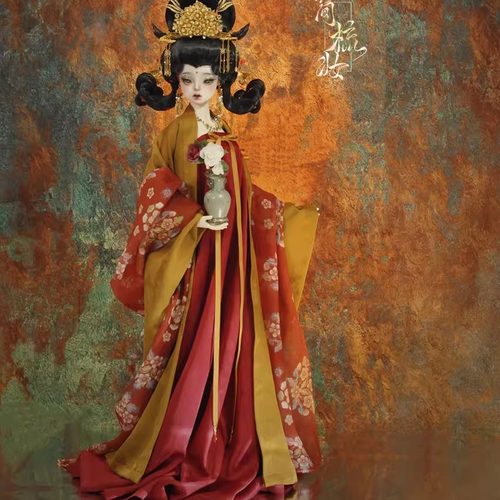 简梳妆古风bjd娃衣四分三分大女70叔手工自制新品现货包邮金阙舞