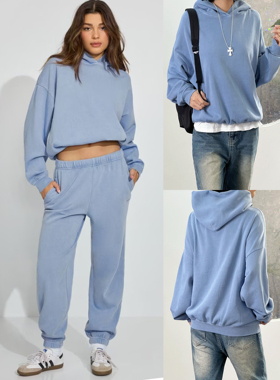 01.03新品 加拿大gar*ge松弛感休闲运动宽松百搭简约连帽抓绒卫衣