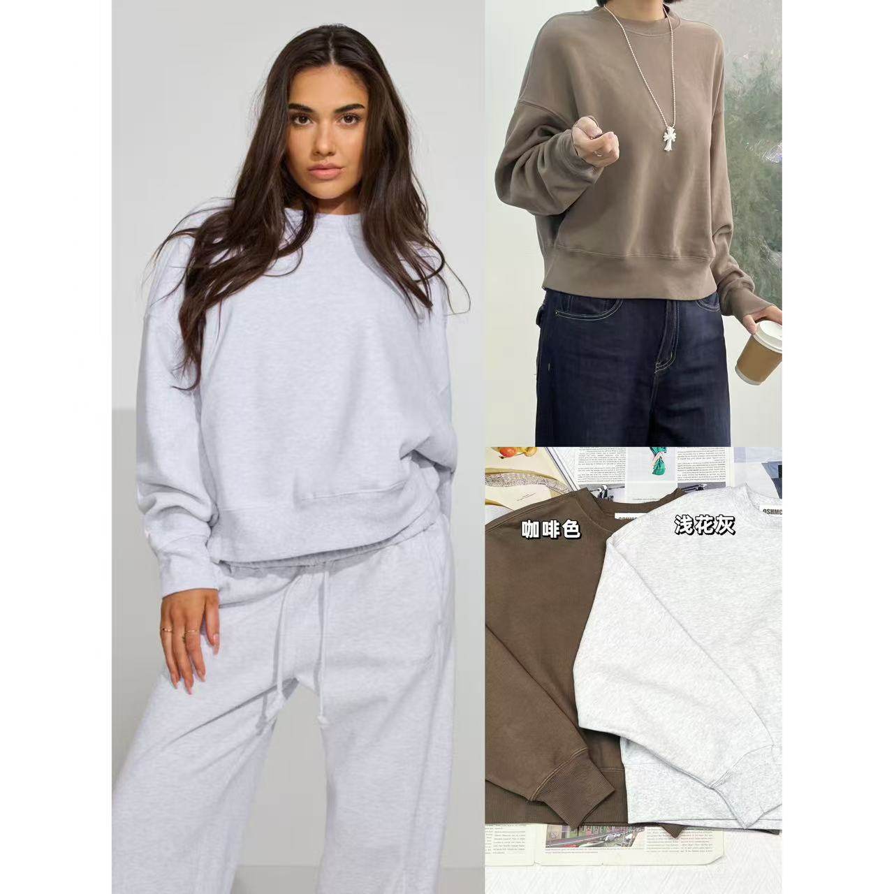 12.10新品 加拿大gar*ge 日系极简风休闲宽松圆领纯色套头卫衣,女装/女士精品,卫衣/绒衫,淘宝优惠券,粉丝福利购,淘宝优惠卷