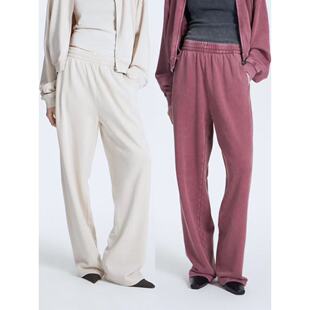 休闲慵懒风重工水洗直筒阔腿卫裤 纯棉美式 俄潮牌LIME 03.18新品