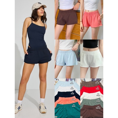 运动辣妹休闲宽松松紧短裤卫裤