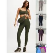 欧美休闲运动弹力高腰显瘦加绒小脚瑜伽裤 01.31新品 澳洲BODY