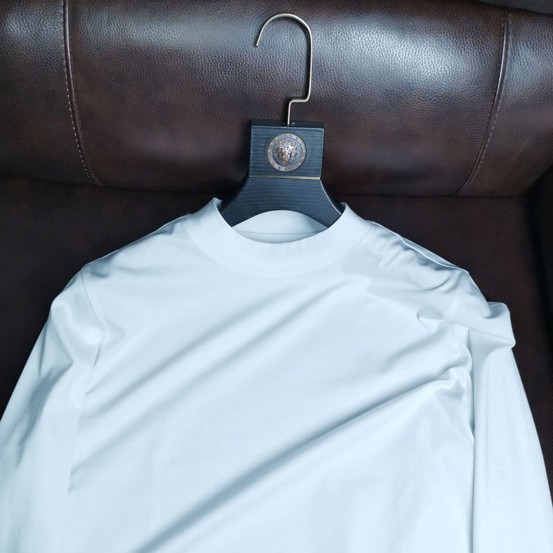 真匹马棉纯棉长袖T恤