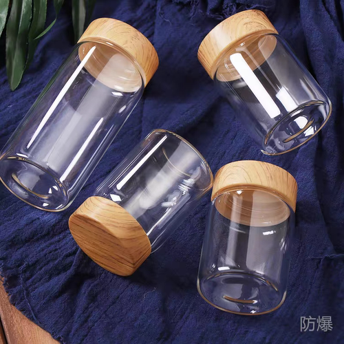 防爆玻璃瓶耐高温烫随手杯分装瓶高档燕窝瓶储物罐便携随手水杯