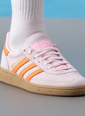 阿迪达斯女鞋三叶草新款HANDBALL SPEZIAL T头鞋休闲板鞋 JS0250