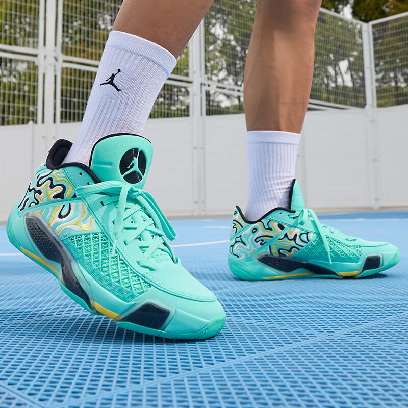 耐克男鞋新款Air Jordan 38低帮aj38缓震实战篮球鞋 FZ3223-300