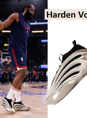 阿迪达斯男鞋2025新款Harden Vol.9哈登9代缓震实战篮球鞋 JR2506