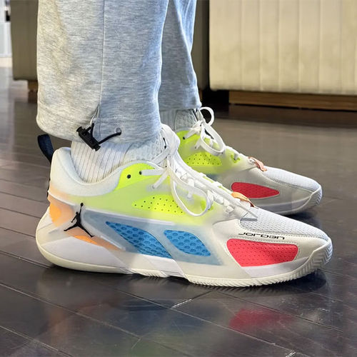 耐克男鞋2026新款JORDAN HEIR低帮透气缓震实战篮球鞋 FQ3859-100