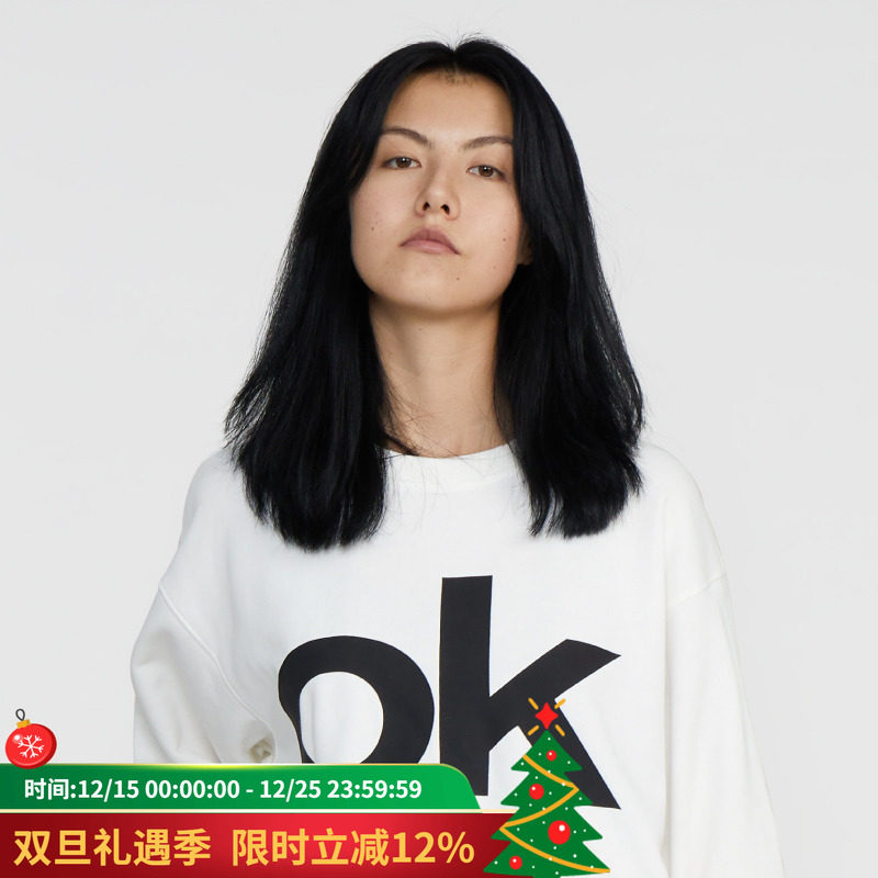 okcenter圆领卫衣ok套头