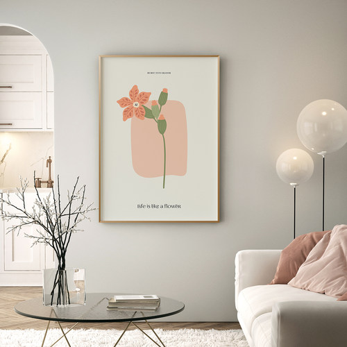 装饰画挂画客厅卧室ins沙发现代壁画简约北欧文艺艺术床头画框