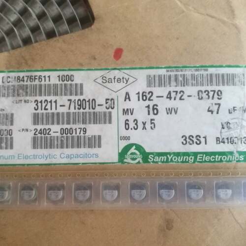 可议价1000个 三莹 SAMYOUNG 47UF 16V 贴