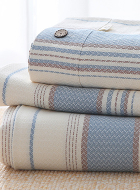 高端A母婴全棉提花老粗布被套单件纯棉100加厚柔软亲肤被罩外贸单