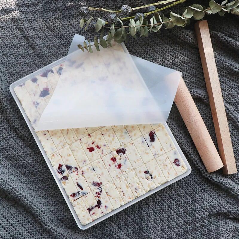 diy手工牛轧糖做雪花酥的材料切割盘工具模具套装家用烘焙牛扎糖