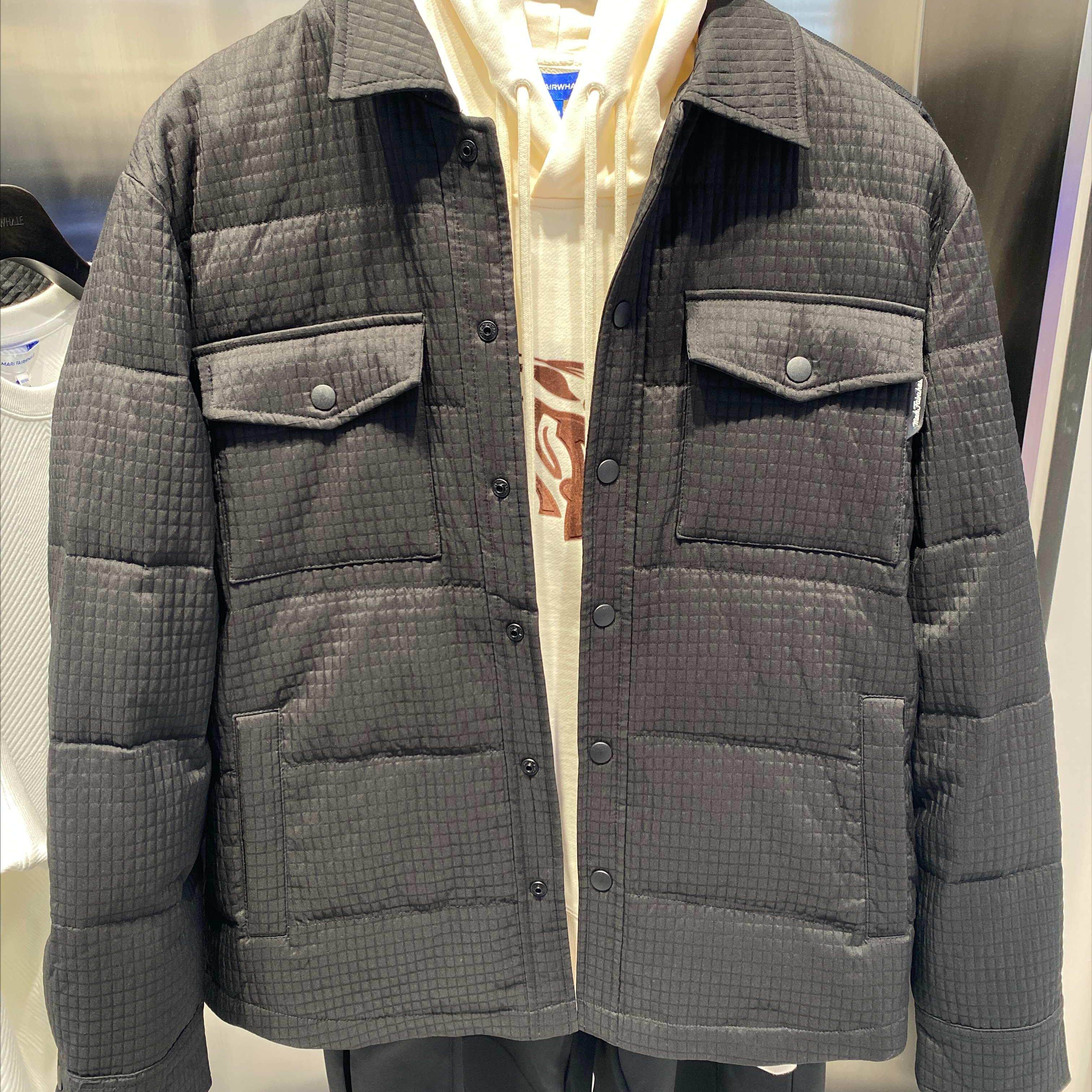 商场同款马克华菲2024冬简约休闲轻薄羽绒服714415012010国内代购