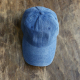 原创设计师春款 水洗蓝色牛仔有机棉出游休闲百搭鸭舌帽棒球帽